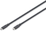 ASSMANN AK-300344-005-S USB kábel USB4 Gen 2x2 0, 5 M USB C 20 Gbit/s 240 W Fekete (AK-300344-005-S)