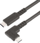 StarTech. com RUSB31CC50CMBR USB kábel USB 3.2 Gen 2 (3.1 Gen 2) 0, 5 M USB C 10 Gbit/s 100 W Fekete (RUSB31CC50CMBR)