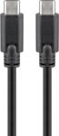 Goobay 66508 USB kábel USB 3.2 Gen 1 (3.1 Gen 1) 2 M USB C Fekete (66508)