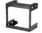StarTech RK812WALLO állvány 8U Falra szerelhető állvány Fekete (RK812WALLO)