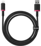 Baseus Dura Type A to IP 2.4A fast charging cable Black, Red (P10377801U01-01)