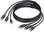 StarTech DDU1226-KVM-CABLE KVM kábel Fekete 1, 8 M (DDU1226-KVM-CABLE)