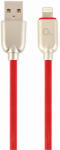 Cablexpert CC-USB2R-AMLM-2M-R Lightning kábel Vörös (CC-USB2R-AMLM-2M-R)
