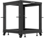 Lanberg OR01-6112-B állvány 12U Szabadonálló állvány Fekete (OR01-6112-B) - compzone