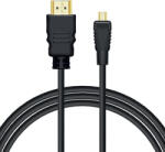 SAVIO CL-40/M HDMI (M) - micro HDMI (M) cable with Ethernet, 2m, Black (CL-40/M) - compzone