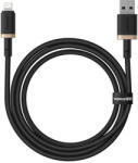 Baseus Dura Type A to IP 2.4A fast charging cable Black, Gold (P10377801U01-00)