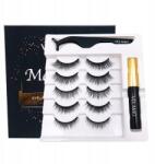  Mágneses Szempilla 5X Hosszú Csipesz Szemkörnyező (5 pary sztucznych rzęs)