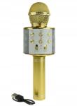  Vezeték Nélküli Mikrofon Karaoke Bluetooth Hangszóró Arany (AK-MIC)