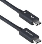 StarTech TBLT5MM1M240W Thunderbolt kábel 1 M 80 Gbit/s Fekete (TBLT5MM1M240W)