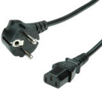 Valueline 19.99. 1018 tápkábel Fekete 1, 8 M CEE7/7 C13 csatlakozó (19.99.1018)