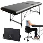 i-coucou Kozmetikai ágy Masszázs asztal Szempilla formázás Összecsukható Kobido Könnyű Fekete