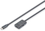 ASSMANN DA-73108 USB kábel USB 3.2 Gen 1 (3.1 Gen 1) 5 M USB C 5 Gbit/s Fekete (DA-73108)