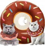  Puha Plüss Műtét Utáni Gallér Macskáknak Donut Roz. M (Miękki Pluszowy Kołnierz Pooperacyjn peis kot)