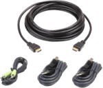 ATEN 2L-7D03UHX4 KVM kábel Fekete 3 M (2L-7D03UHX4)