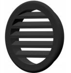 P4U Szellőzőrács Bútorhoz FI44MM Fekete Szimpla Klasszikus Minta (HOM000022-B)