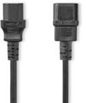 Nedis CEGL10500BK30 tápkábel Fekete 2 M C14 csatlakozó C13 csatlakozó (CEGL10500BK30)