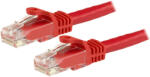 StarTech N6PATC1MRD hálózati kábel Vörös 1 M Cat6 U/UTP (UTP) (N6PATC1MRD) - compzone