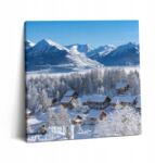 Wallfluent Canvas Vászonkép Látványos Szoba Hó Laye Az Alpokban 60x60 cm (010030010270000076007)