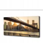 PazzoWalls Vászonkép Brooklyn híd 125x50 cm (010030010090000008316)