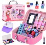 Multistore Kozmetikai szett Gyerek láda Köröm smink szett Uv lámpával (HC538634)