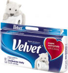 Velvet Wc papír Fehér Finom 8 tekercs (Velvet Papier Toaletowy Biały Delikatny)