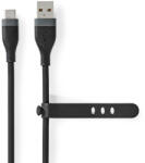 Nedis CCGB60800BK15 USB kábel USB 2.0 1, 5 M USB A USB C Fekete (CCGB60800BK15) - compzone