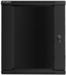 Lanberg WF01-6415-10B állvány 15U Falra szerelhető állvány Fekete (WF01-6415-10B)