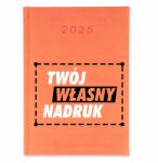 FunnyCase Könyvnaptár A5 2025 Narancssárga Saját Nyomtatás Tervező (Planer Kalendarz A5 Twoje Logo)
