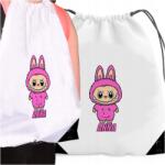 Wyczaruj Prezent Táska Hátizsák Labubu Gyerek Iskola Labubu Mese Ajándék Név