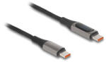 Delock 86809 USB kábel USB 2.0 2 M USB B USB C 0, 48 Gbit/s 100 W Fekete (86809)