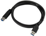 StarTech USB3CAB1M USB kábel USB 3.2 Gen 1 (3.1 Gen 1) 1 M USB A USB B 5 Gbit/s Fekete (USB3CAB1M)