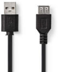Nedis CCGB60010BK20 USB kábel USB 2.0 2 M USB A 0, 48 Gbit/s (CCGB60010BK20)