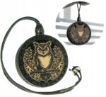  Autóillatosító fa medál Deconet Black Premium Bagoly