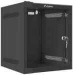 Lanberg WF10-2306-10B állvány 6U Falra szerelhető állvány Fekete (WF10-2306-10B) - compzone