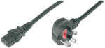 ASSMANN AK-440107-018-S tápkábel Fekete 1, 8 M BS 1363 IEC C13 (AK-440107-018-S)