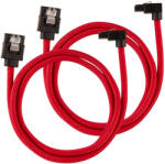 Corsair CC-8900284 SATA kábel 0, 6 M Fekete, Vörös (CC-8900284)