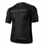 Rockbros 15120002005 rövid ujjú kerékpáros mez XXL fekete (7016802869854)