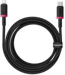 Baseus Dura Type C fast charging cable for iP 20 W 2 m Black, Red (P10377800U01-03)