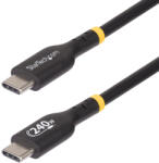 StarTech USB2EPR1M USB kábel USB 2.0 1 M USB C 0, 48 Gbit/s 240 W Fekete (USB2EPR1M)