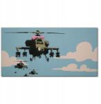 Coloray Vászon falikép Banksy helikopter 100x50 cm (010030010010000018490)