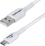 StarTech USB2AC2MNCWHE USB kábel USB 2.0 2 M USB A USB C 0, 48 Gbit/s Fehér (USB2AC2MNCWHE)