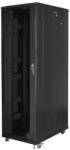 Lanberg FF01-8242-12B állvány 42U Szabadonálló állvány Fekete (FF01-8242-12B) - compzone