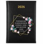 FunnyCase Könyvnaptár 2026 A Jövőnek Több Neve Van Fekete Tervező Ajándék Wz (Kalendarz Czarny PRZYSZŁOŚĆ MA WIELE IMION)