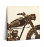 Wallfluent Vászonkép Retro Szépia Motorkerékpár Vintage stílusban 60x60 cm (010030010270000074678)
