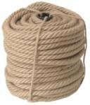 Evotools Franghie de iuta cu grosimea de 14mm, livrata in colac de 50m, cod 654044, marca Evotools. Fibra naturala, groasa si rezistenta, potrivita pentru legaturi in gospodarie, gradina si santier: fixarea pr