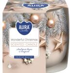 AURA Bispol Illatgyertya Aura üvegben Csodálatos karácsony Sn71s-52 (SN71S-52)