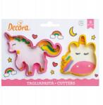 Decora Unikornis kekszlyukasztó 2 db/ Decora (DEC-0255070)