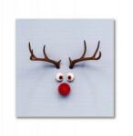 Tulup Canvas fotó 50x50 fali rénszarvas Rudolf Karácsony (ock-50x50-305204322)