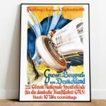  Vintage poszter Grand Prix Freiburg Németország 50x70 (grand prix niemcy wyścigi samochodowe)