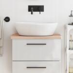 VidaXL Fürdőszobapult, 60x40x2, 5 cm, tömör bükkfa (355990)